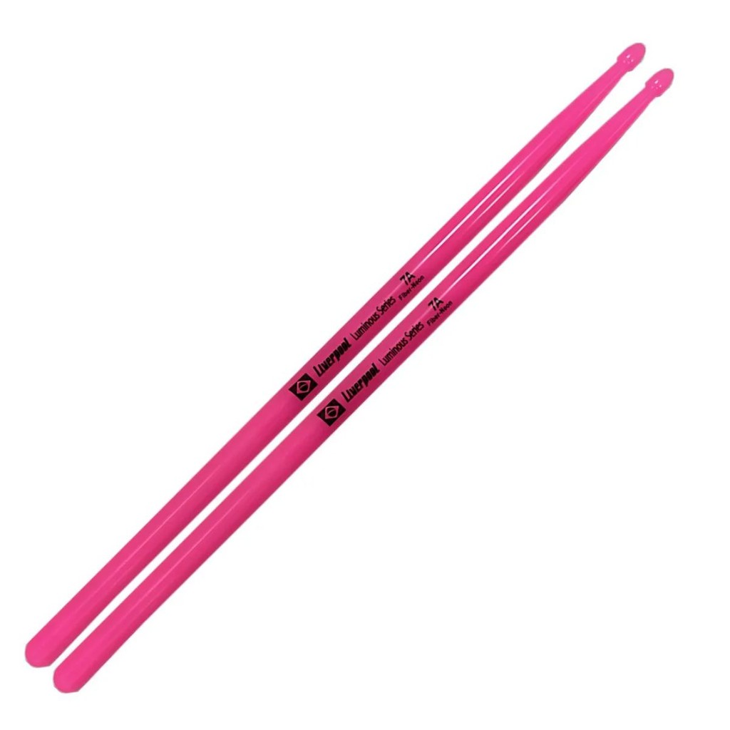Baqueta 7A Liverpool Luminous Series Par Neon Fluorescente