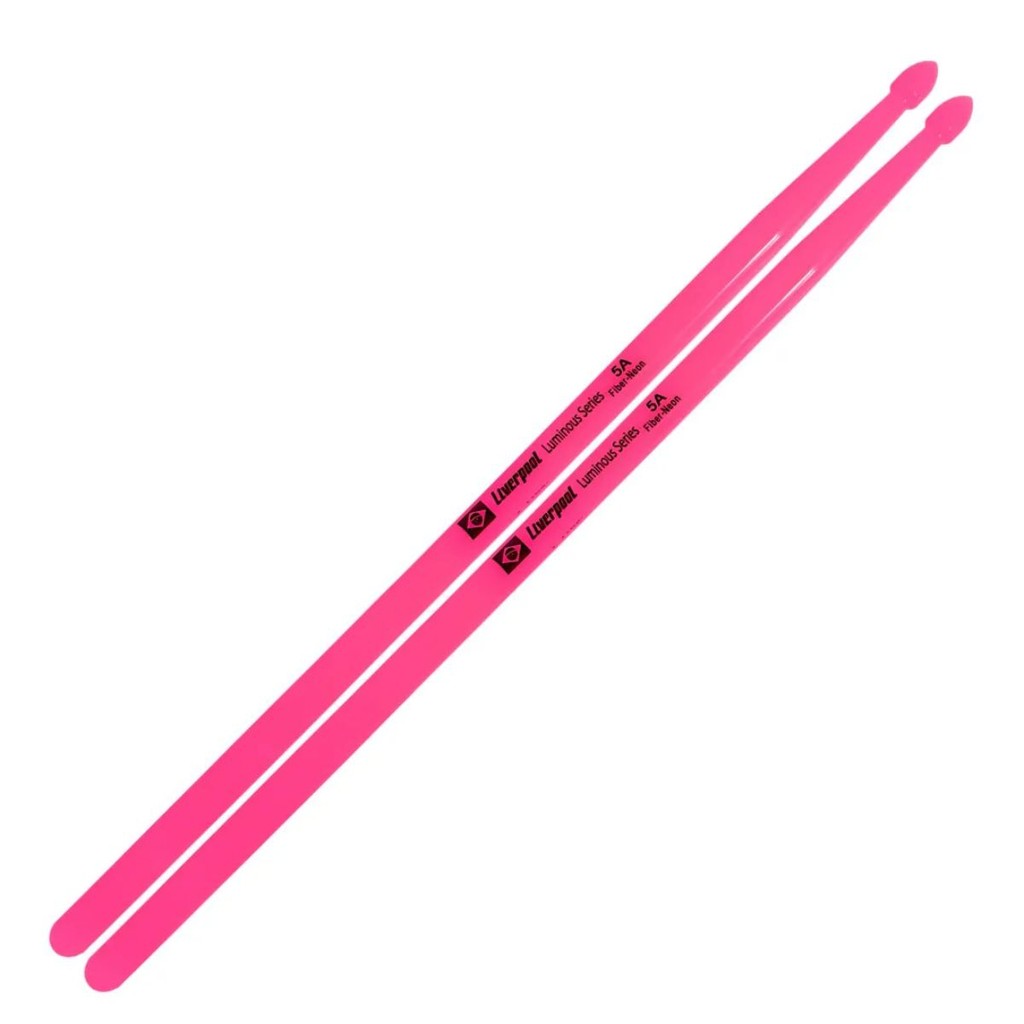 Baqueta 5A Liverpool Luminous Series Par Neon Fluorescente