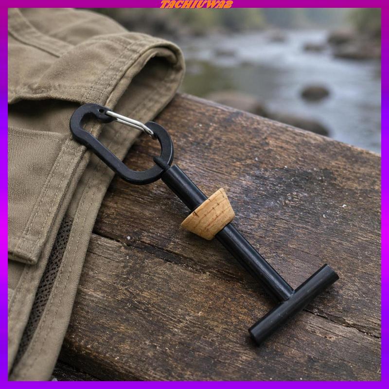 [Tachiuwa2] Suporte Para Carretel De Pesca Com Mosca Tippet Tipo Cortiça Design Compacto Acessório