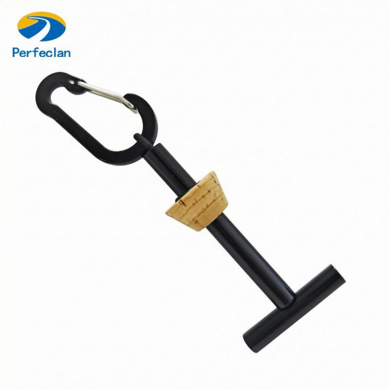 Perfeclan Suporte De Carretel Tippet Para Pesca Com Mosca , Preto , Equipamento Esportivo , Alumínio , Construção De Lon