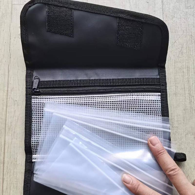 [LAXA] 7 Poetas Dobra Pasta De Conto De Pesca Com Mosca Líder Tippet Linha Carteira Armazenamento Paet Isca Bolsa BR