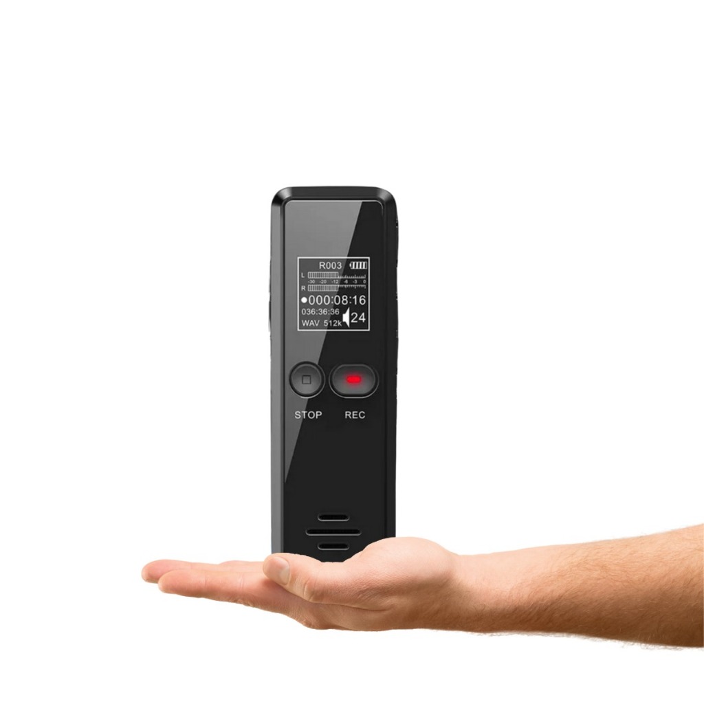 Gravador Voz Som Digital Espião Espia Micro Escuta 32gb V90