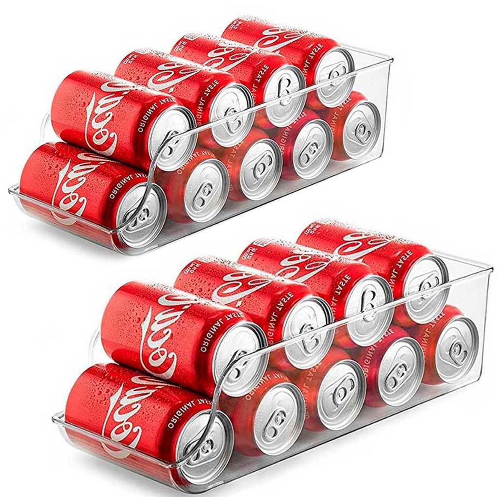 Suporte Organizador Porta Latas Geladeira Armário Kit 2x Pcs