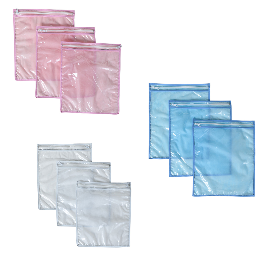Kit 5 Saquinho Saco Maternidade Bebê Organizador
