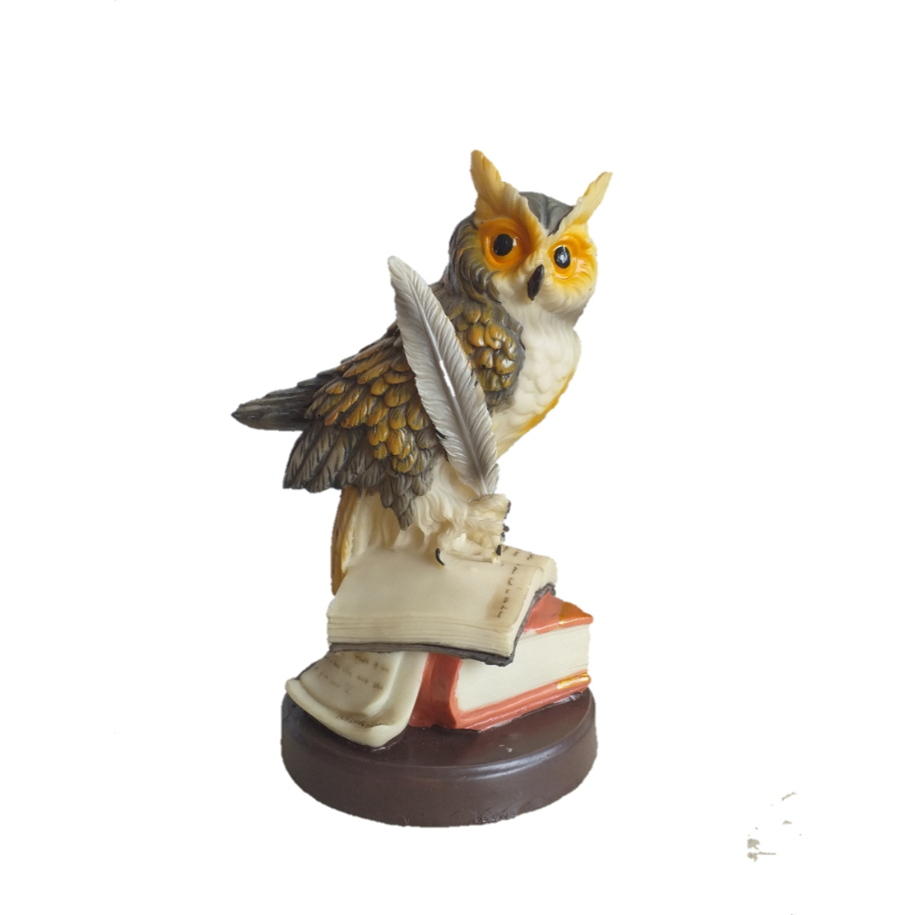 Mini Coruja De Resina Decorativa Estatueta Pequena Estatua Decoração Corujinha Coleção
