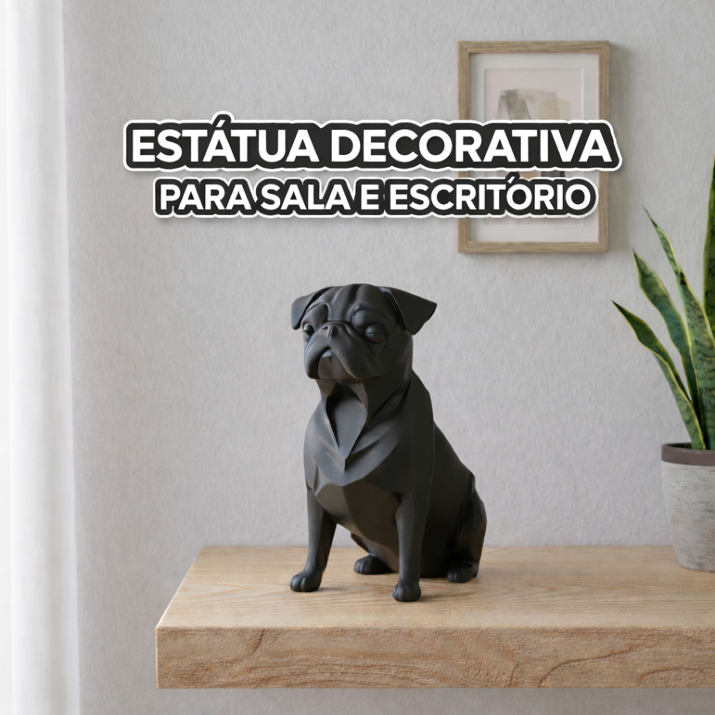 Estátua Decorativa | Mini Escultura Moderna para Decoração