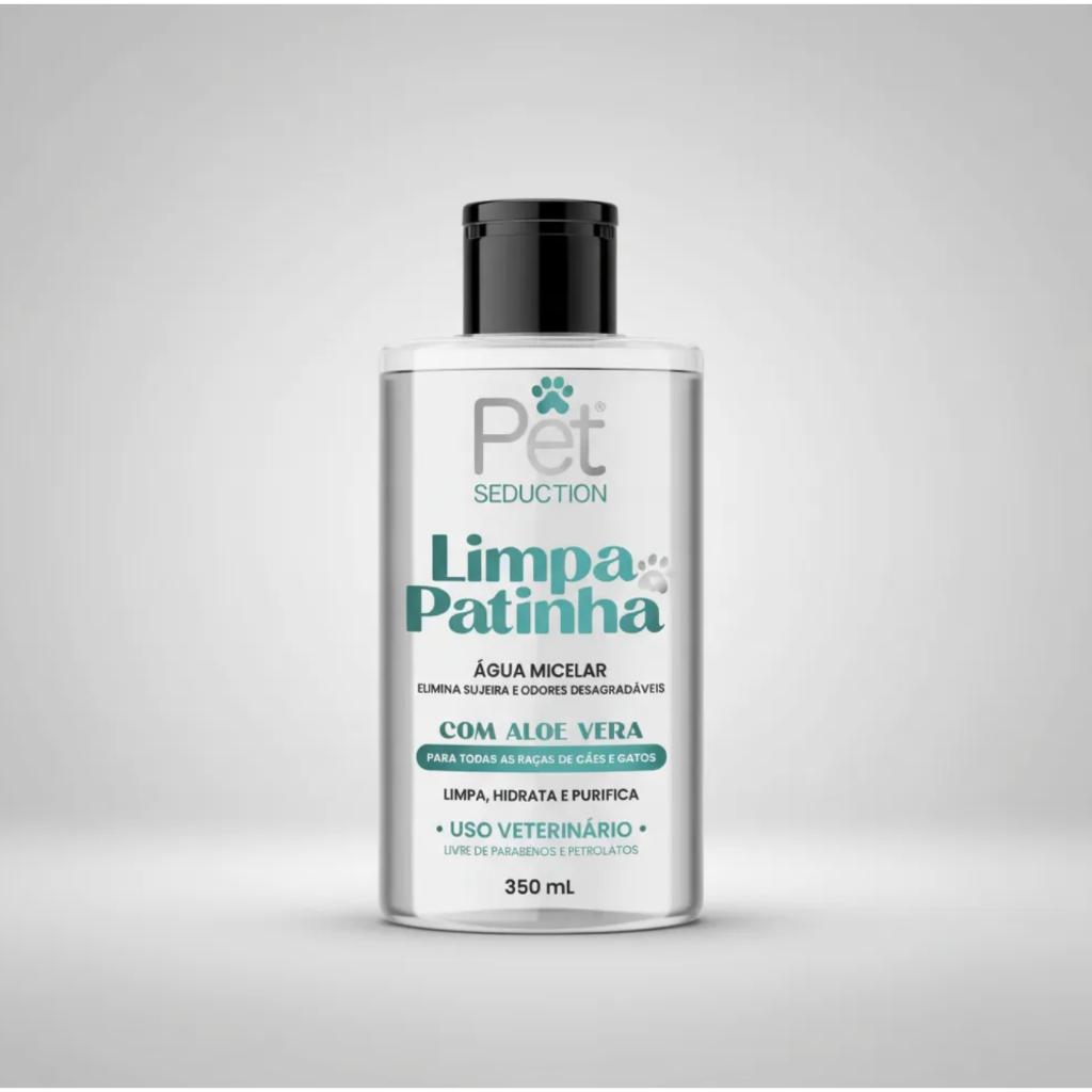 Limpa Patinhas Pet Seduction 350ml Spray Higienizador Cães E Gatos Sem Enxágue Pós Passeio