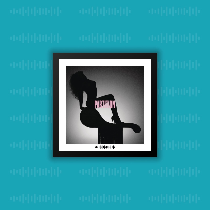 Quadro Música Decorativo - Beyoncé: Partition
