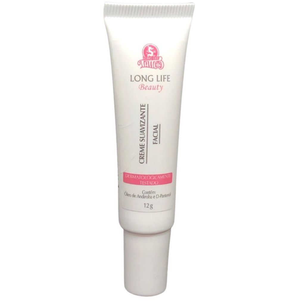 Creme Pós Micropigmentação Long Life Beauty 12g  preserva a cor e traços Tattoo Long Life