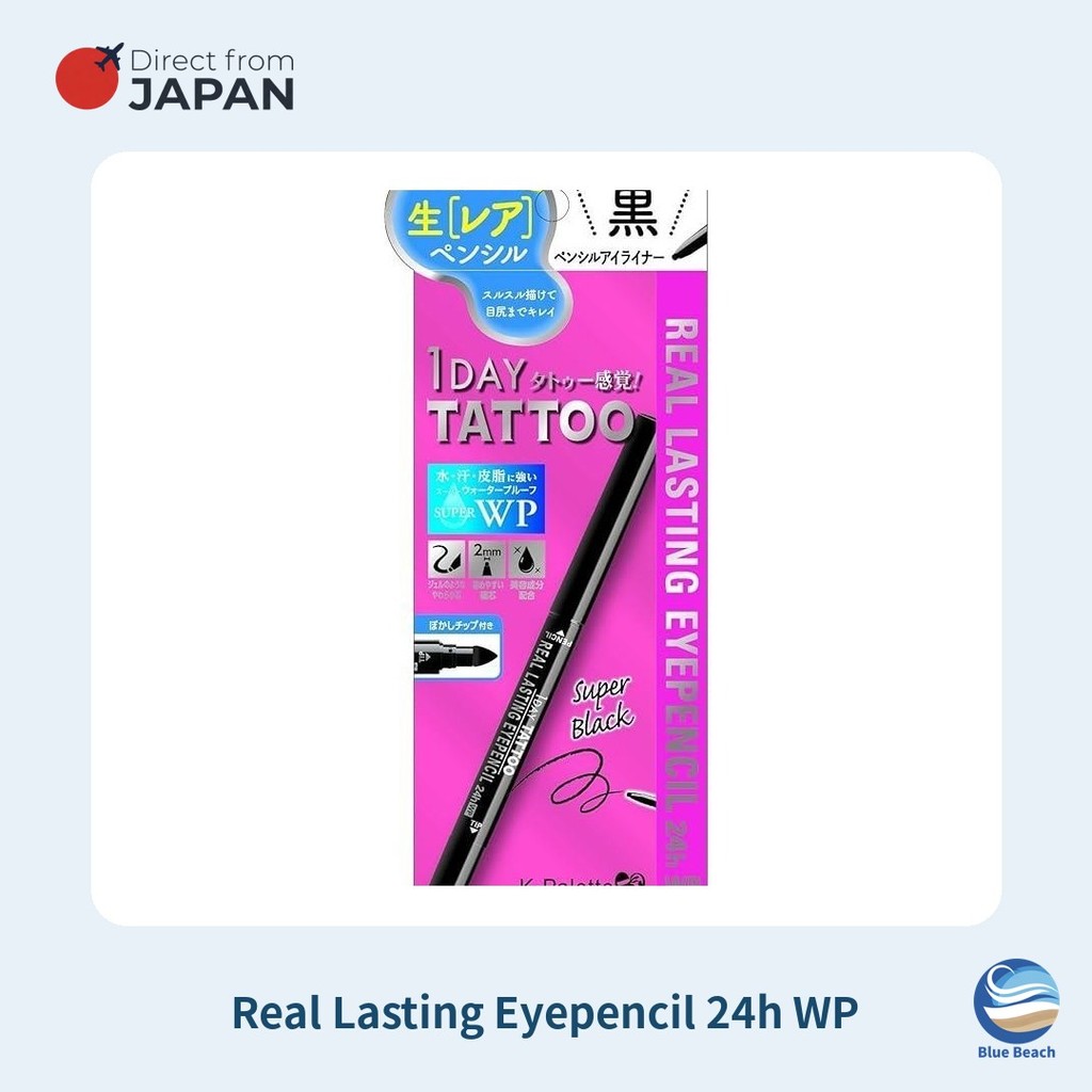 K-Palette 1DAY TATTOO Real Lasting Eyepencil 24h WP/Lapis Delineador Gel A Prova Dagua/Japao
