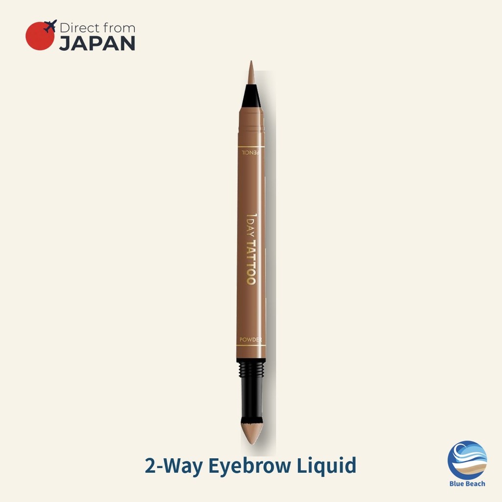 K-Palette 2Way Eyebrow Liquid 1DAY TATTOO/Caneta Sobrancelha 2em1 Liquido e Po/Origem Japao