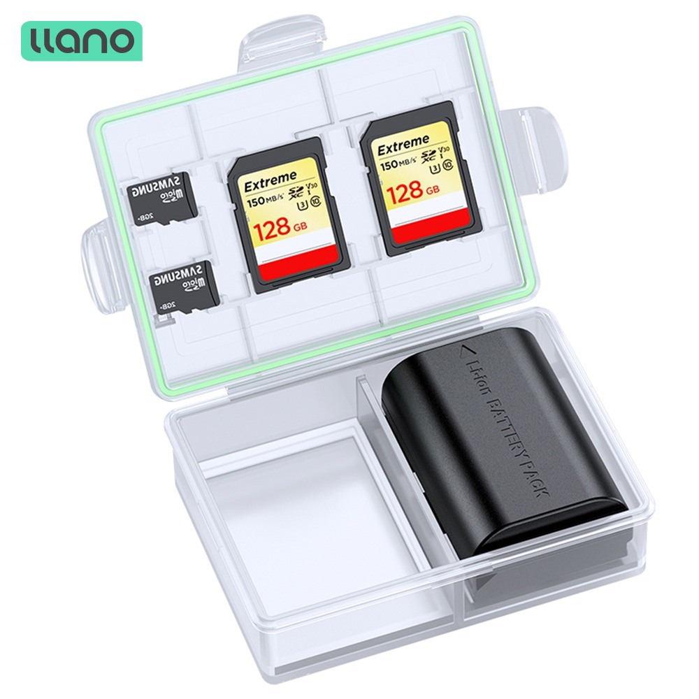 Caixa de proteção profissional à prova d'água para cartão de memória SD TF Hard Protector Case
