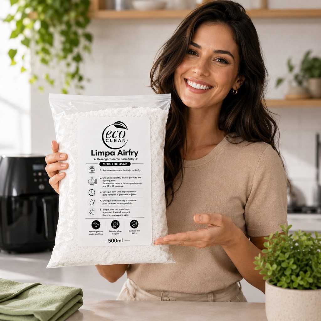 limpa Airfry Eco Clean desengordurante profissional Premium Original 500g/1kg/2kg