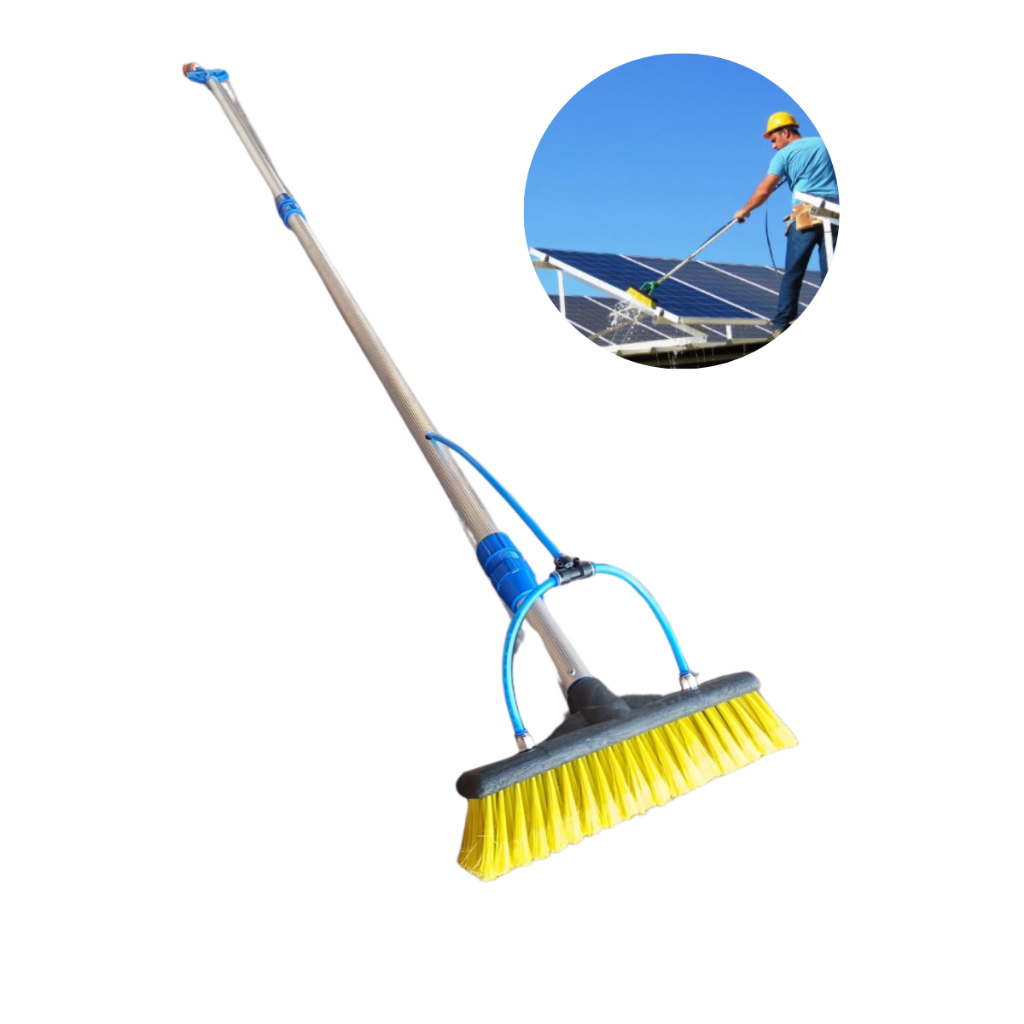 VASSOURA PLACA SOLAR 6 METROS CABO TELESCOPICO PROFISSIONAL LIMPEZA DE VIDROS PAINEIL SOLAR CLEAN