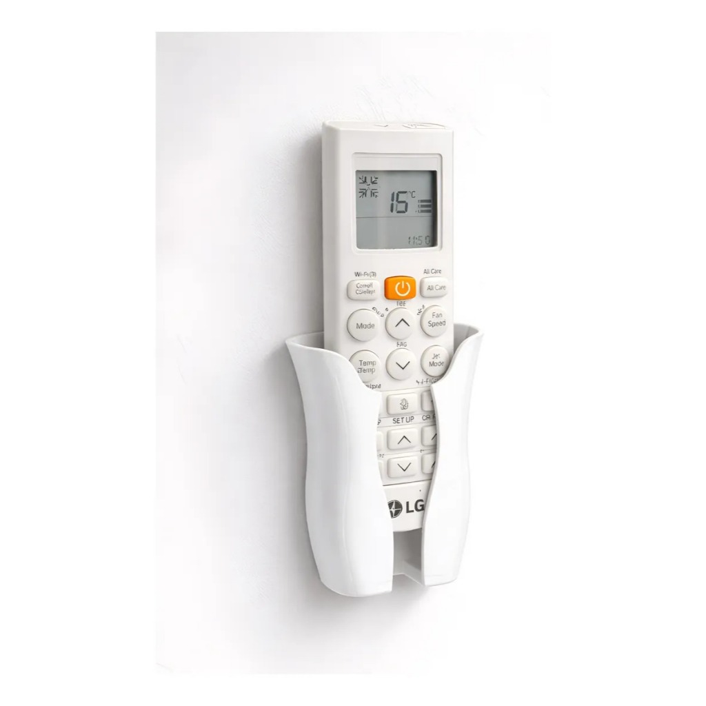 Suporte Parede Porta Controle Ar Condicionado Tv Universal Branco