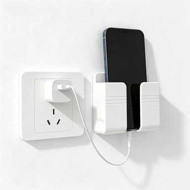 1/2/5 Pcs Suporte Para Controle Remoto Prático, Suporte Multiuso De Parede Para Celular Controle Plástico Para