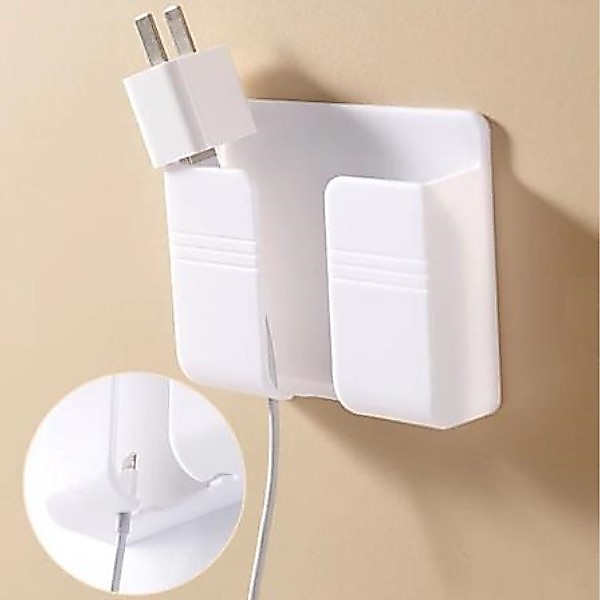 1 Suporte Multiuso De Parede Para Celular Controle Plástico Para Carregar Remoto Um Slot