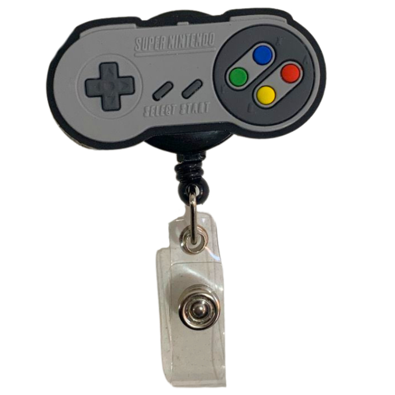 Porta Crachá Retrátil Personalizado Controle