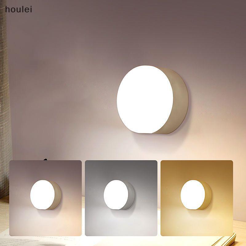 houl Sti Tap Push Touch Lamp Lâmpadas Portáteis LED Night Light 3 Cores Reguláveis USB Bateria Recarregável