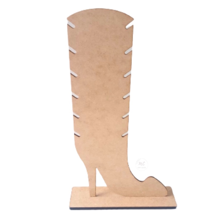 Porta Tornozeleiras MDF 6 Lugares - 30x18cm