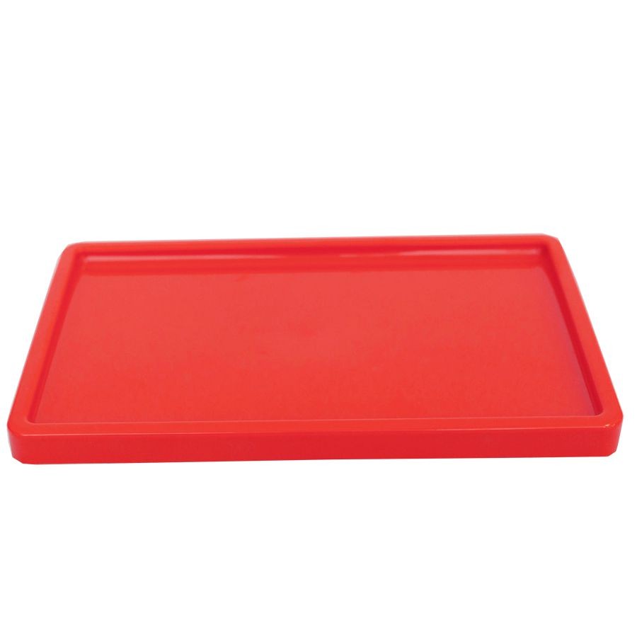 Bandeja Retangular 30x18cm Coral - 01 unidade - Só Boleiras - Rizzo Embalagens