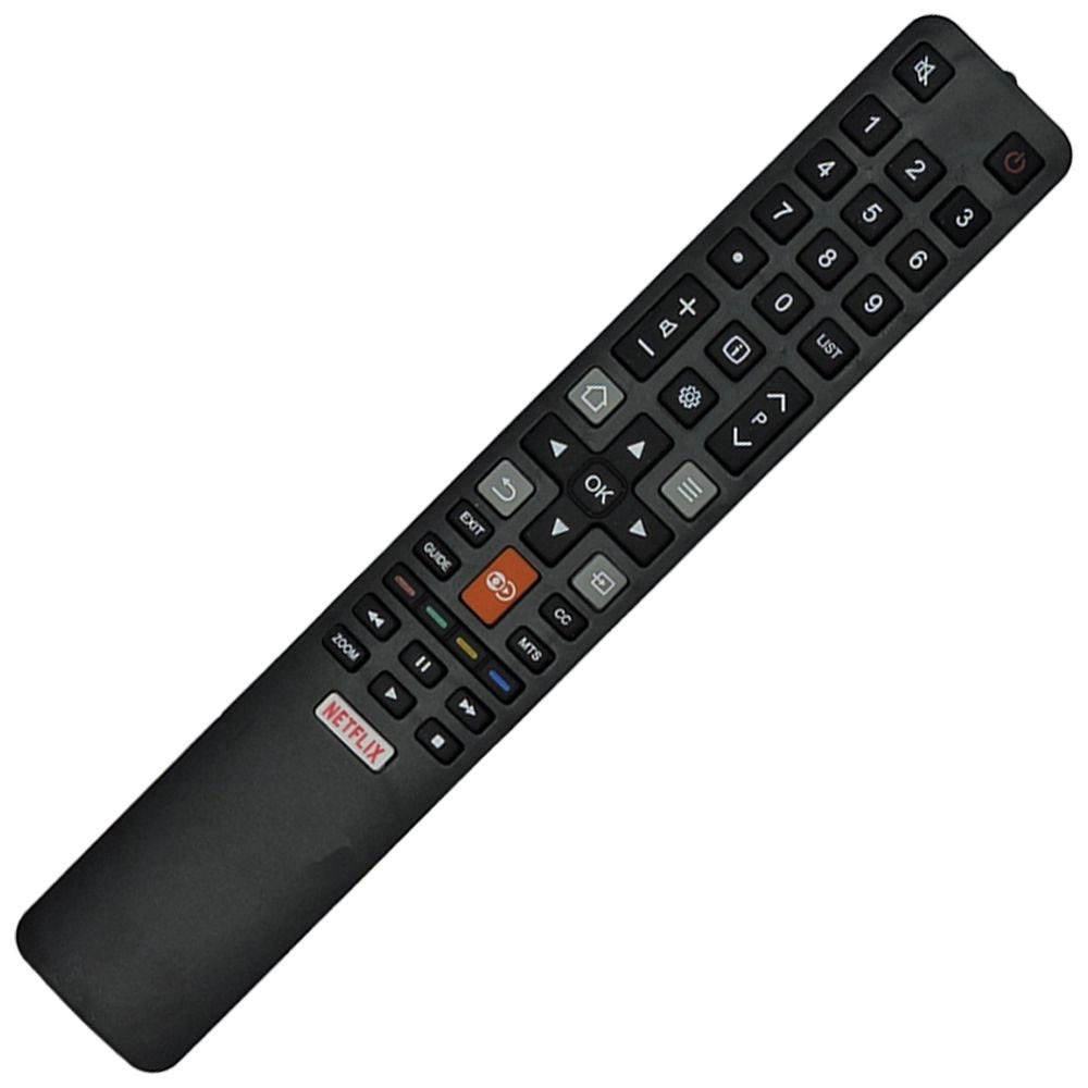 Controle Remoto compatível para Tv Semp Tcl 32 Smart Led L32s4900s Teclas Atalho