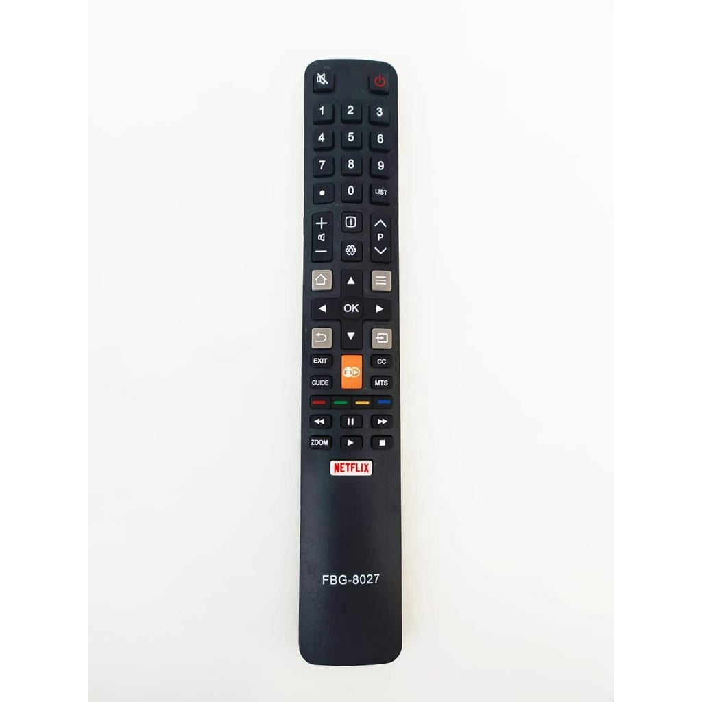Controle Remoto TV Smart TCL 49P2US / 55P2US / 65P2US / L32S4900S / L40S4900FS / L55S4900FS com Netflix