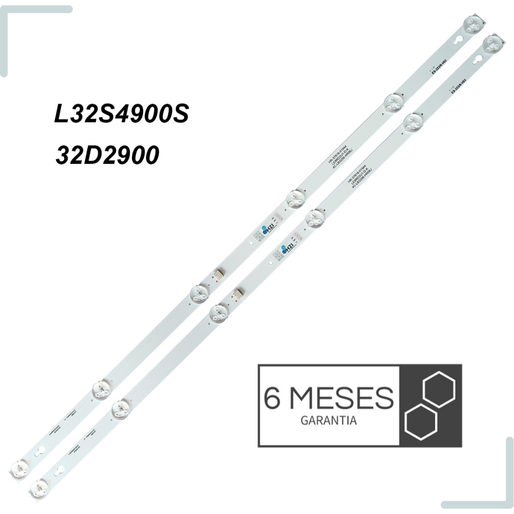 Kit Barra Led Alumínio 32L1600 32L1800 32L2600 32L2800 32L2900 L32s4900s L32S4900 32D2900