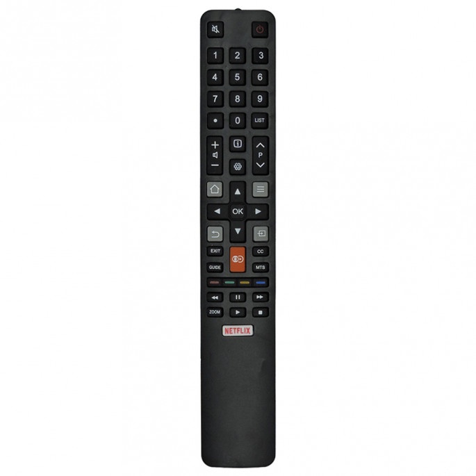 Controle Remoto TV LED TCL Smart 49P2US / 55P2US / 65P2US / L32S4900S / L40S4900FS - 7811 / 8027