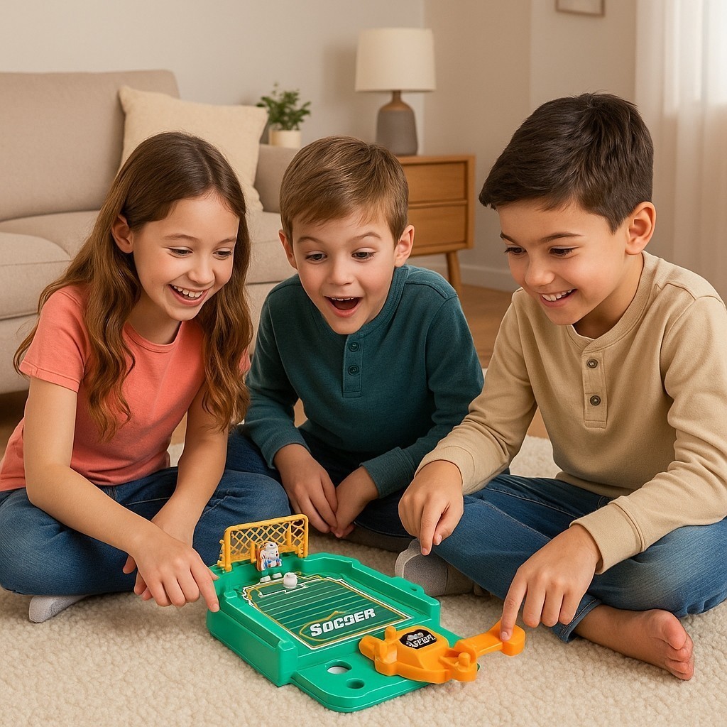 Mini Jogo Futebol Mesa Duelo Penaltis Arena Fut League Gol Brinquedo Infantil Competição Criança