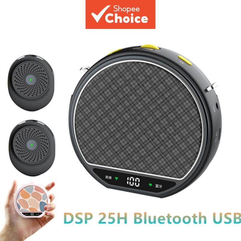 M28 Amplificador de Voz Wireless com Microfone de Lapela Duplo Magnético Sistema para Professor Guia de Turismo