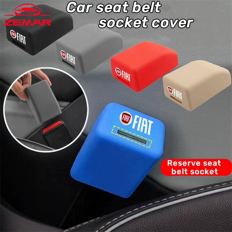 Fiat Universal Car Safety Belt Socket Capa Protetora Silicone Fivela De Cinto De Segurança De Carro Antiarranhões Para S
