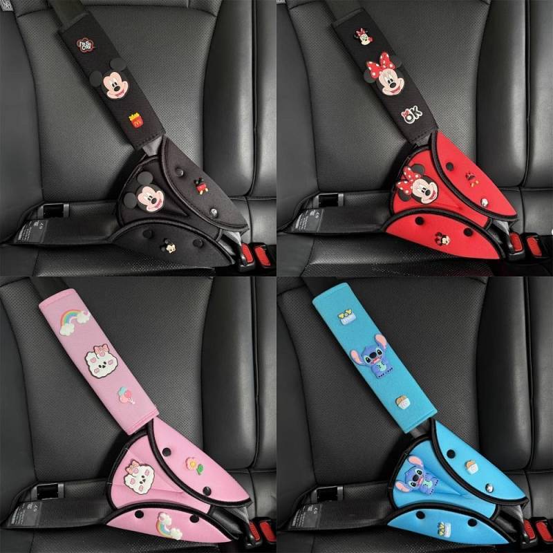 Children's Seat Belt Holder Anti-Strangulation Neck Car Safety Belt Shoulder Sleeve 0kfO