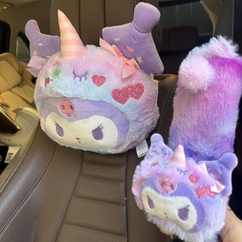 Girl Heart Candy Little Monster Melody Clow M Car Car Pillow Car Seat Cushion Pillow Safety Belt Decoration 0vnZ