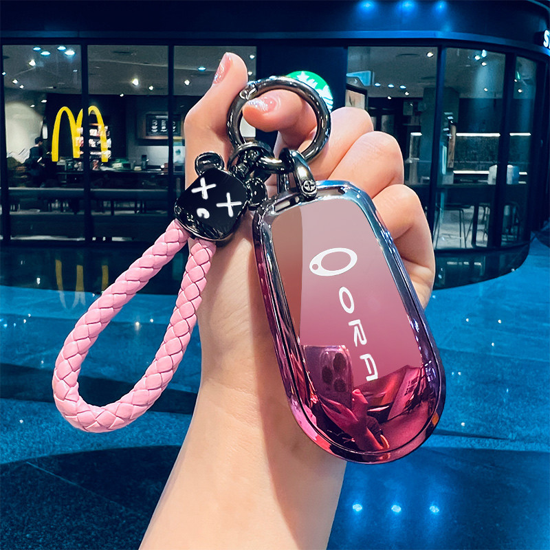 Ola Good Cat Key Cover Ballet Cat Capa protetora Lightning Cat Pendurado Fivela Grande carro de parede com tudo incluído