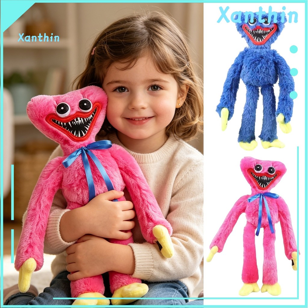 Personagem De Jogo Inspirado Brinquedo De Pelúcia Sorrindo Membros Longos Dos Desenhos Animados Plushie B
