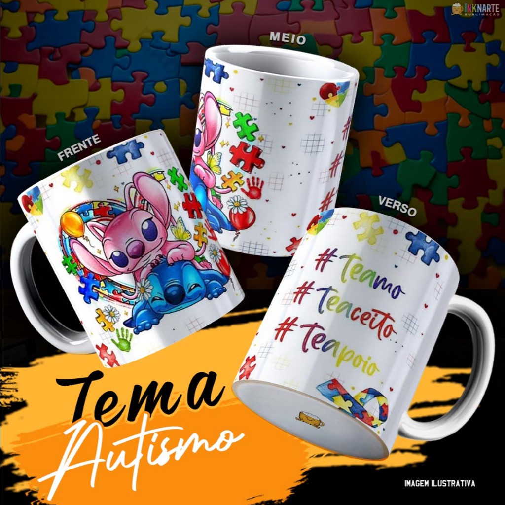 Caneca Autismo - TEA - !!