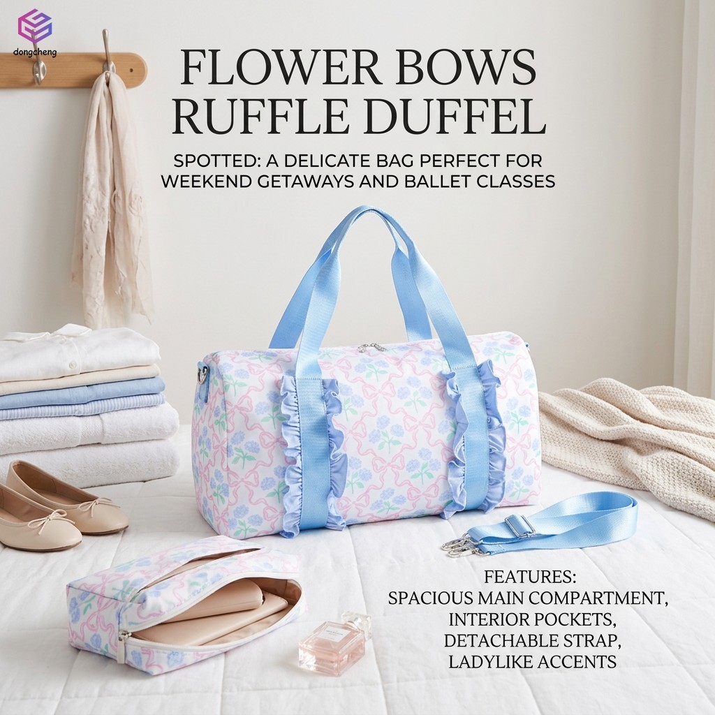 Mulheres Floral Print Resistente À Água Academia Bolsa Ombro Crossbody Travel Duffel