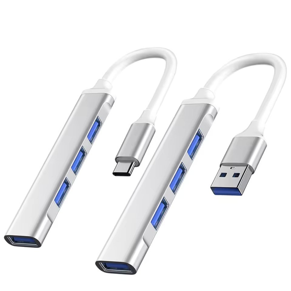4 Portas USB Hub 3.0 Extensor Tipo C Para 3.0 Divisor PC Laptops Acessórios OTG Multi Docking Station Macbook Air Pro