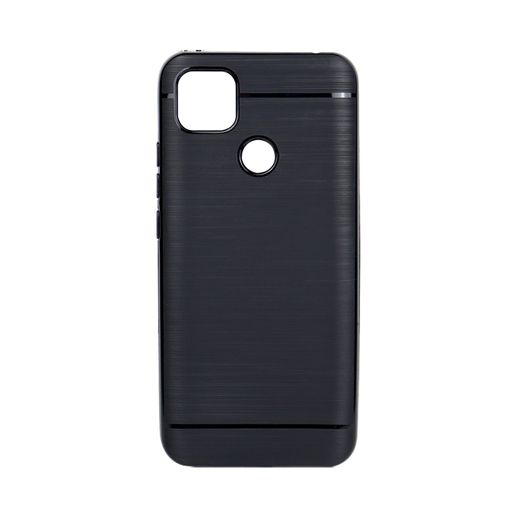 Capa Capinha Case Emborrachada Carbon Preta Xiaomi Redmi 9C / 9 Activ / 9 India (Tela 6.53)