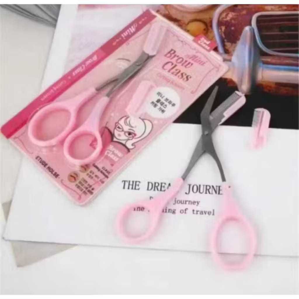 Tesoura para Sobrancelha com Mini Pente Brow Class Profissional