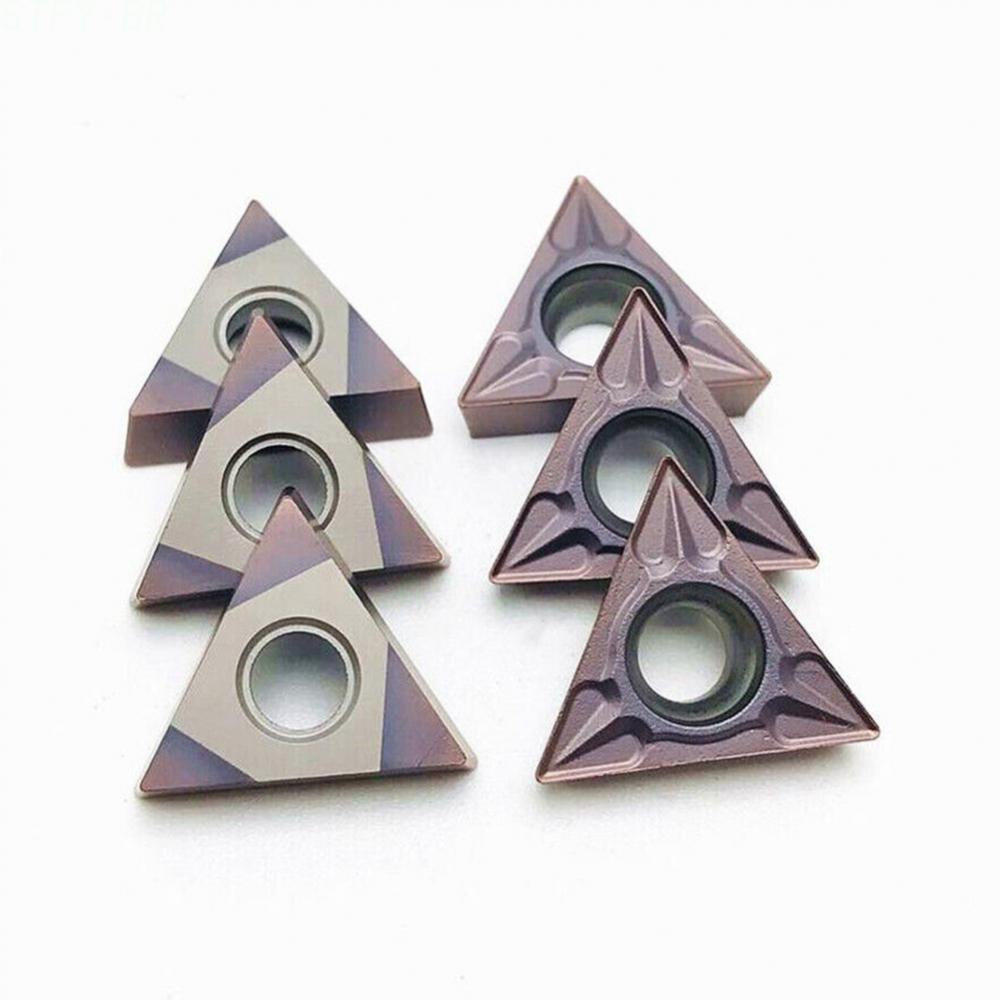 TCMT21 51 11mm Carbide Inserts for Stainless Steel Turning Operations Pack of 10（STFY-BR）