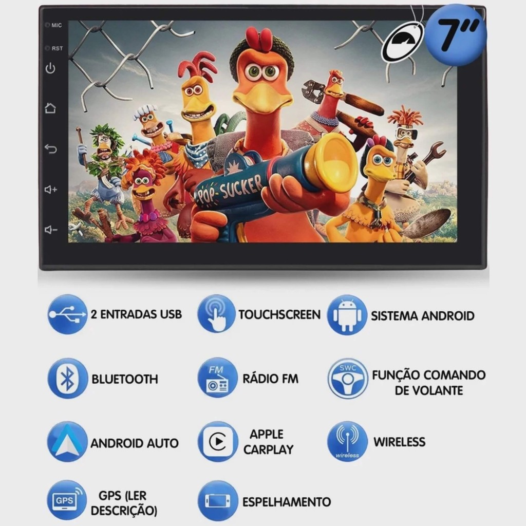 Central Multimídia Slim 7