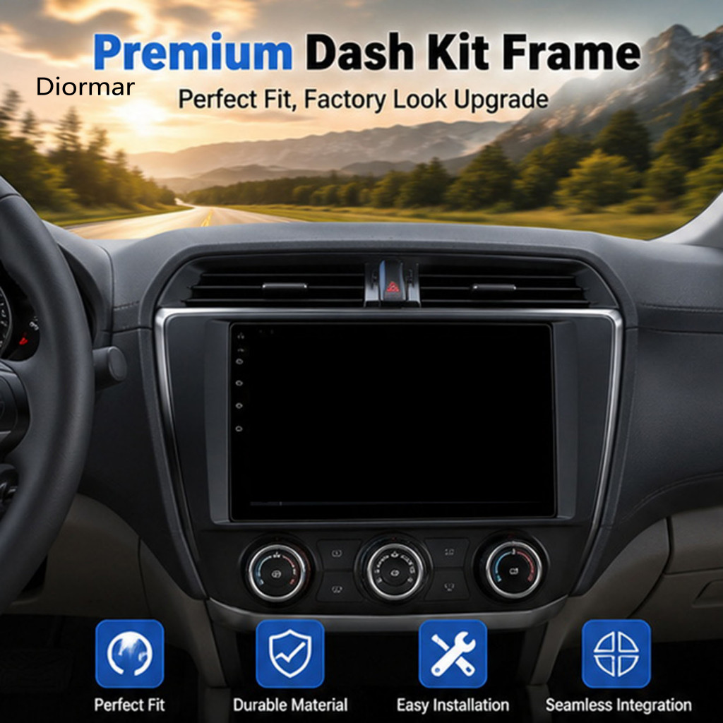 9 Inch Navigation Frame Custom Fit Radio Housing Android Dash Kit for Honda Cr-v 2008-2011 Stereo Mounting Bezel Fascia
