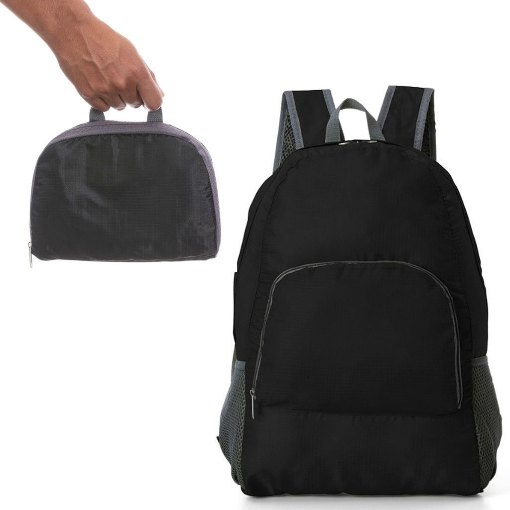 Mochila Dobrável Viagem Impermeável Resistente Unisex Prática