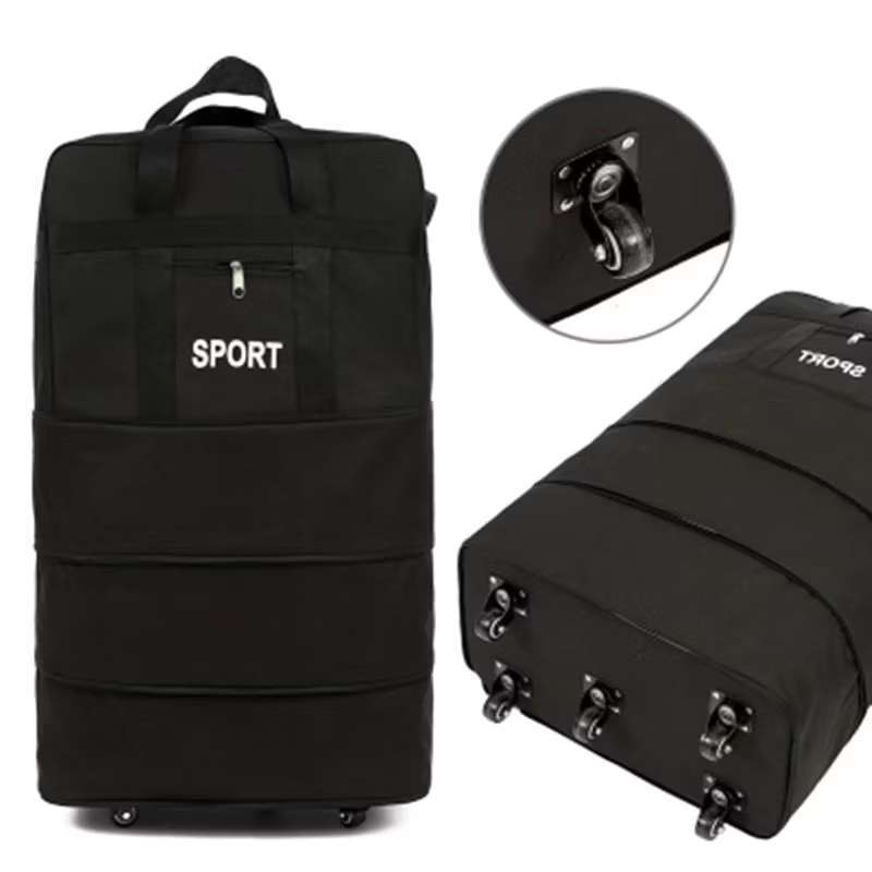 Kit 2pcs Rolamento Mala De Saco Viagem De Unisex Expansivel Dobravel Oxford Sacos Com RodasK