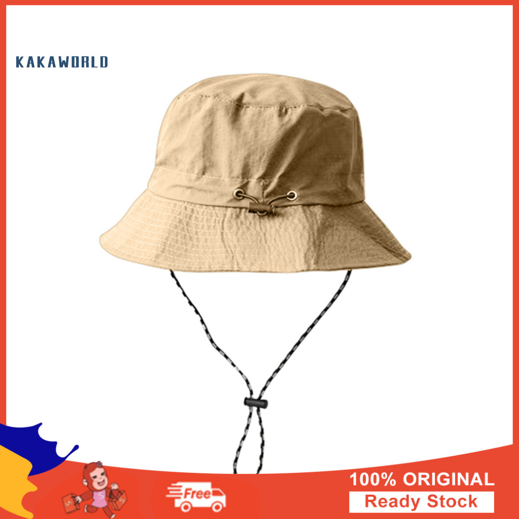 Lightweight Fishing Hat Foldable Bucket Unisex Summer Sun with Adjustable Chin Strap – Breathable Uv Protection Wide B