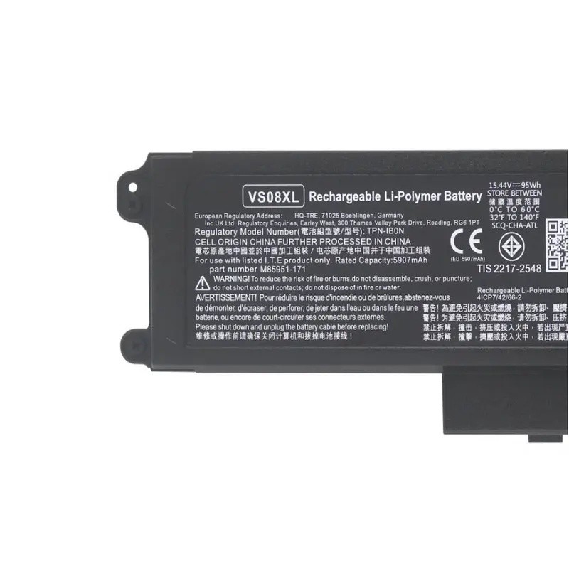 Bateria Para Laptop VS08XL , HP ZBook Fúria 16 G9 G10 G11 TPN-IB0N/DB1F M86087-005 DB1F M8551-171 M86087-001