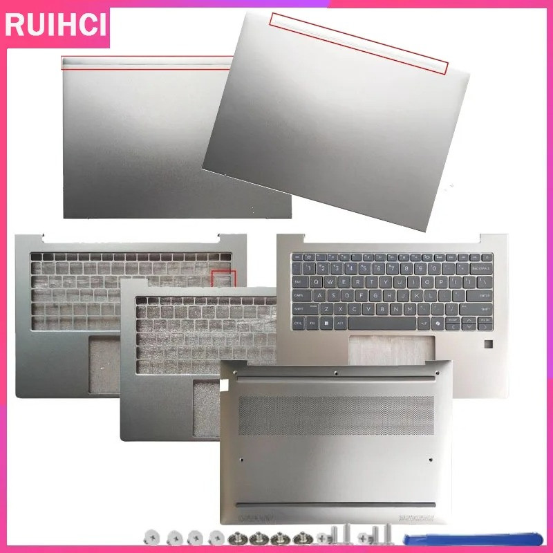 Novo Para HP Elitebook 640 G11 645 G11 Portátil LCD Capa Traseira Superior Apoio As Mãos Teclado Inferior Caso Base 14 P