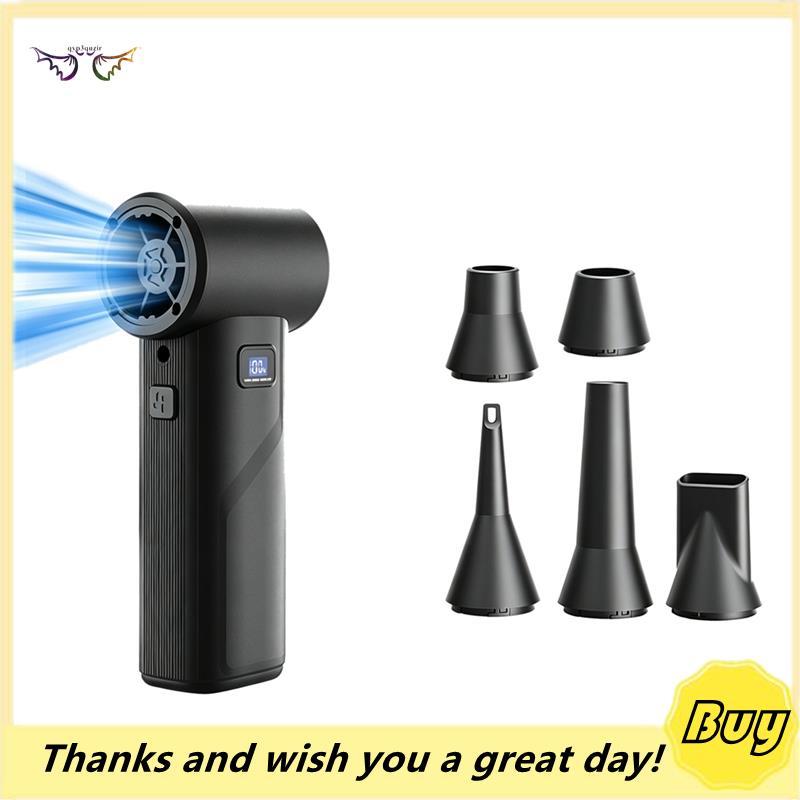 110000 Ventilador De Ar Sem Escova RPM Turbo Portátil Violento 160G Duto De Impulso LED Luz
